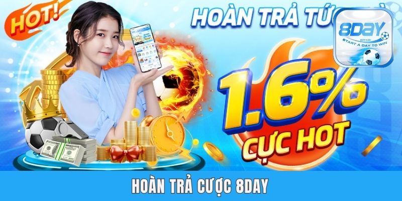 Hoàn Trả Cược 8day - Chương Trình Ưu Đãi Siêu Hot, Siêu Khủng