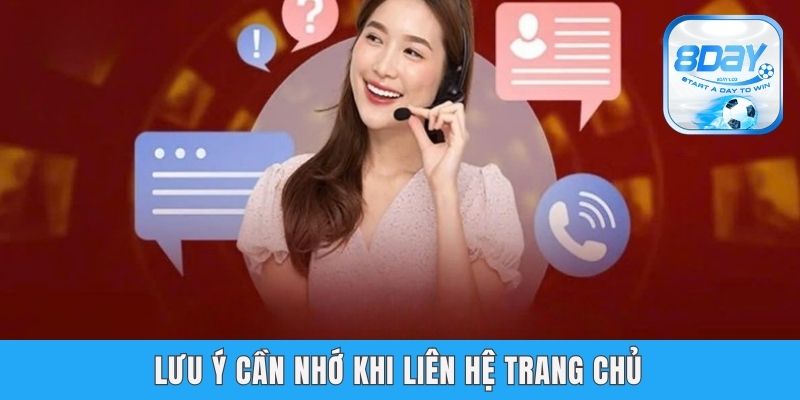 Liên Hệ 8day - Chia Sẻ Những Bước Thực Hiện Kết Nối Cá Nhân Lưu ý cần nhớ khi liên hệ trang chủ
